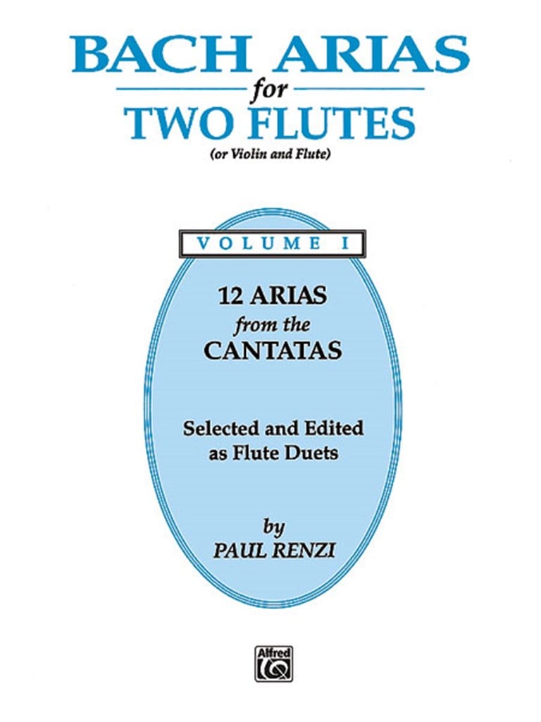 Bach Arias for Two Flutes, Volume I